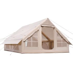 VEVOR Inflatable Tents for Camping, 5-8 Person Easy Setup Blow up Tent with Hand Pump